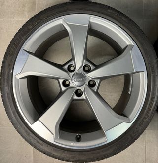 LLANTAS AUDI 19 ROTOR 2 ORIGINALES CON NEUMÁTICOS