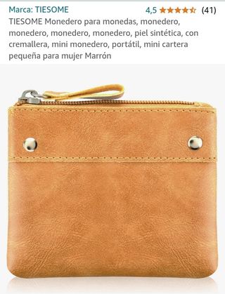 Monedero con cremallera 