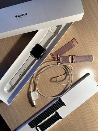 Apple Watch Serie 3 Plata 4244mm
