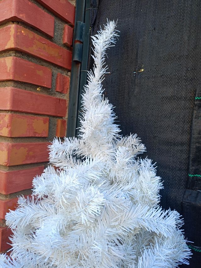 Due alberi di Natale artificiali