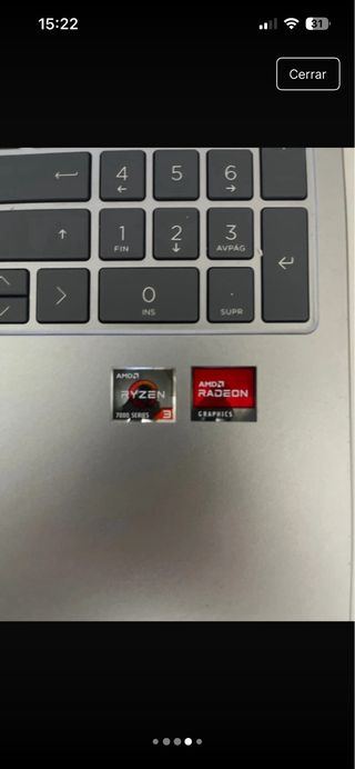 Portátil Hp 15-fc0088ns