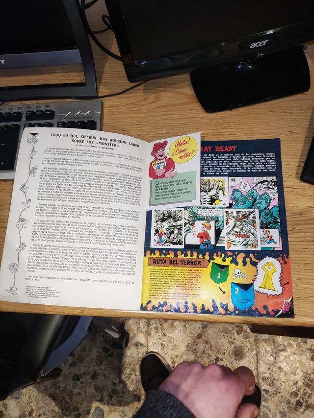 ÁLBUM MONSTER AÑOS 90 CASI COMPLETO