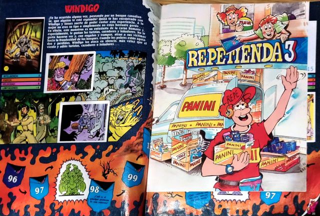 ÁLBUM MONSTER AÑOS 90 CASI COMPLETO