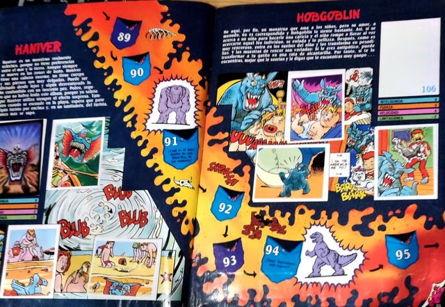 ÁLBUM MONSTER AÑOS 90 CASI COMPLETO