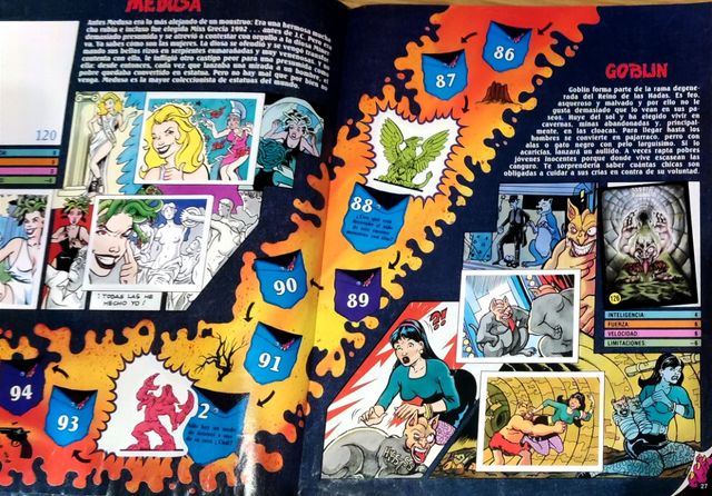 ÁLBUM MONSTER AÑOS 90 CASI COMPLETO