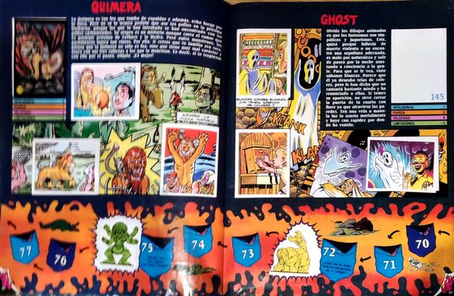 ÁLBUM MONSTER AÑOS 90 CASI COMPLETO