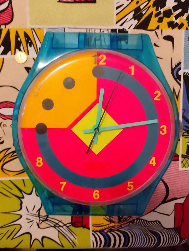 Swatch orologio da parete vintage 1989