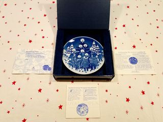 Piatto di Natale dei bambini Royal Copenhagen,1998