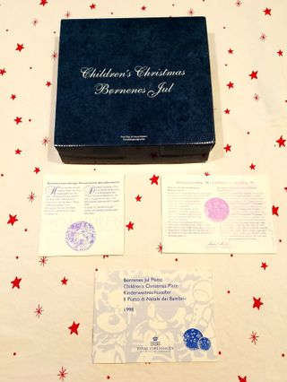 Piatto di Natale dei bambini Royal Copenhagen,1998