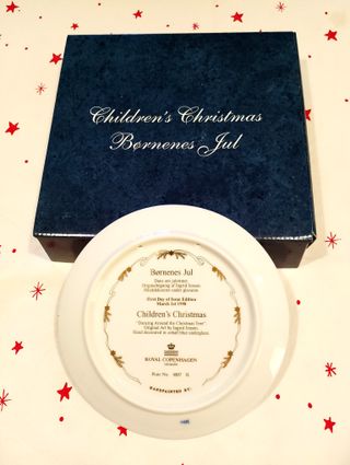 Piatto di Natale dei bambini Royal Copenhagen,1998