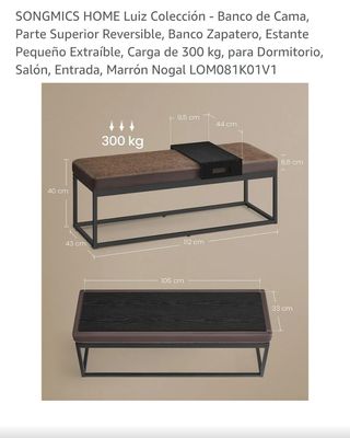 Banco nuevo lujo