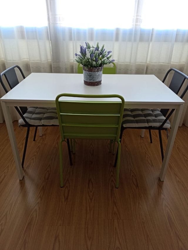 Silla comedor/salón o jardín + cojín
