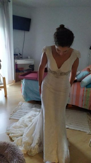 Vestido de novia de Frank Sarabia