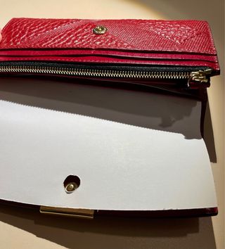 Portafoglio Burberry donna rosso