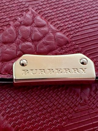 Portafoglio Burberry donna rosso