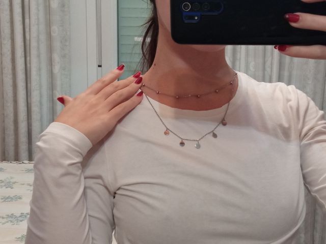 Gargantilla doble acero antialérgico