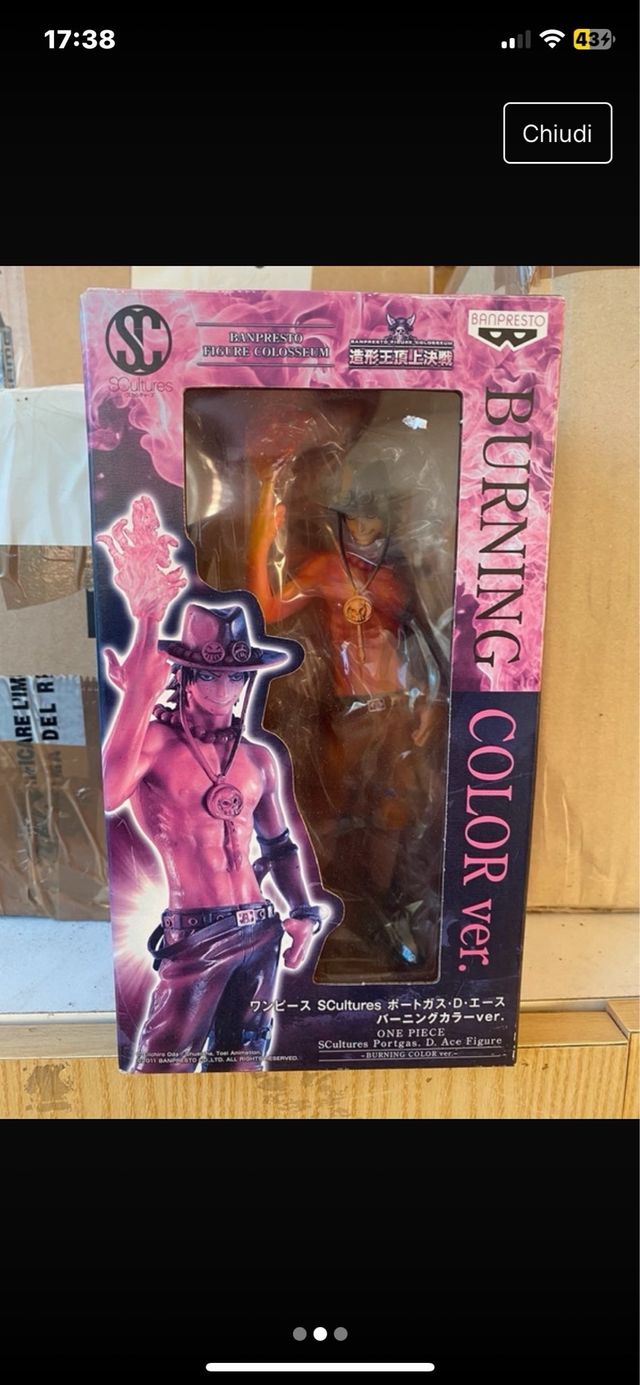 Banpresto One Piece Sculture Portgas D. Ace 