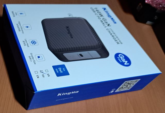 Cargador para portátil y móviles rápido 140W