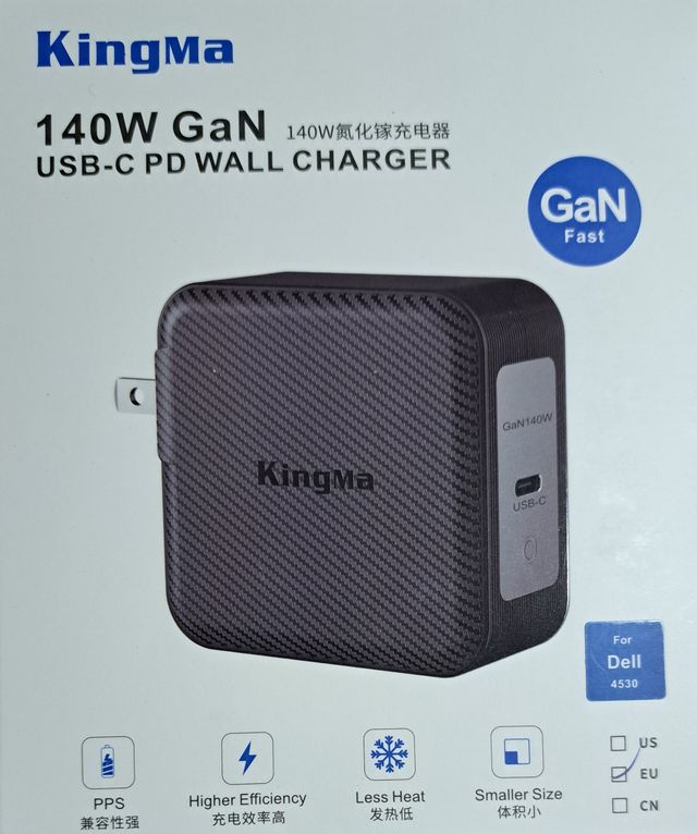 Cargador para portátil y móviles rápido 140W