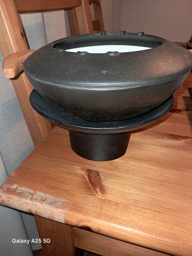 Fondue hierro , casi sin uso