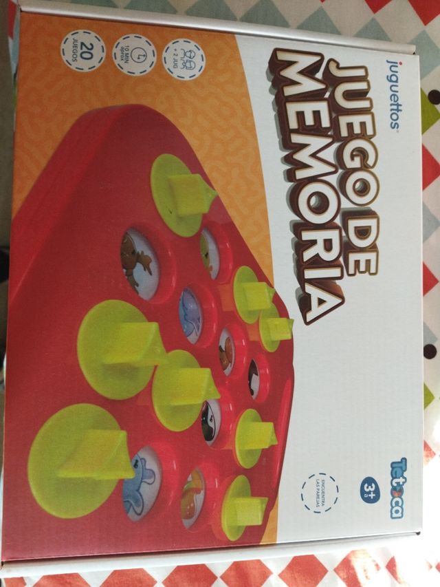 Juego memoria juguettos