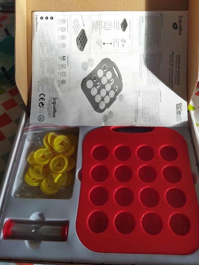 Juego memoria juguettos