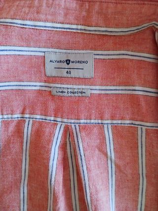 Camisa rayas Álvaro Moreno,talla 40