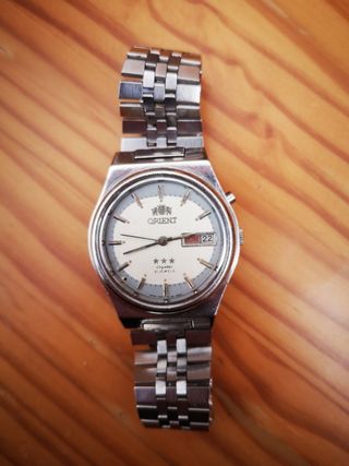 Reloj Orient 3 estrellas crystal 