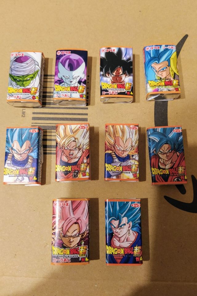 Chicles dragón ball