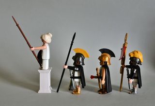 Playmobil Centurión Con Tropa Y Estatua Diosa