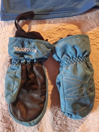 Ropa nieve y montaña, manoplas, casco esqui 6 años