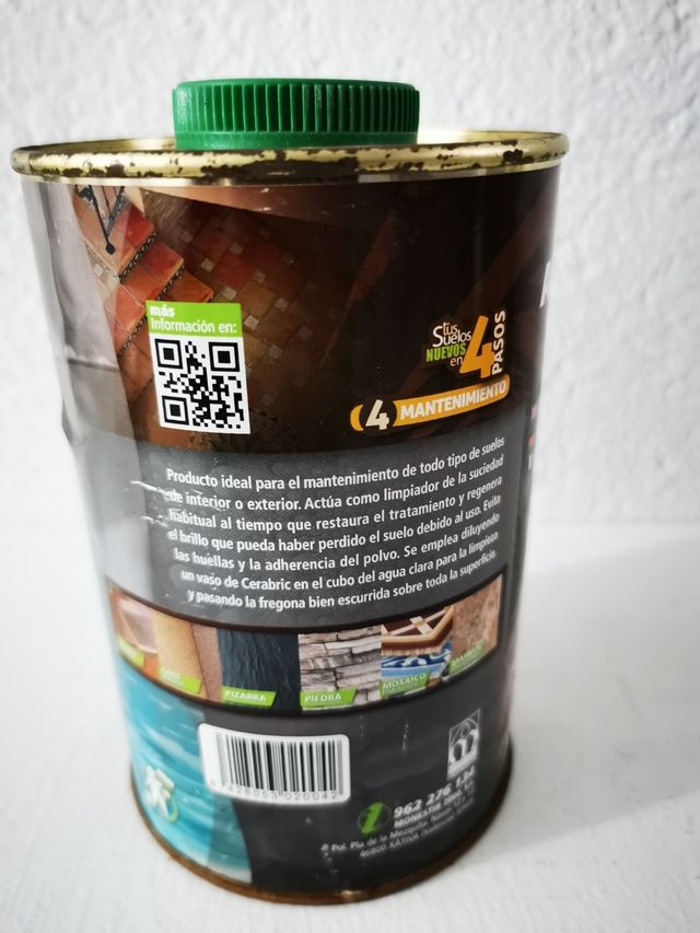 Limpiador, abrillantador de suelos