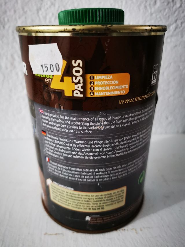 Limpiador, abrillantador de suelos