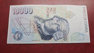 Billete 10000 pesetas 1992 serie 9A