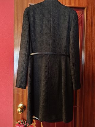 Abrigo de vestir Mango negro