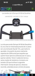 CINTA DE ANDAR DOMYOS W100