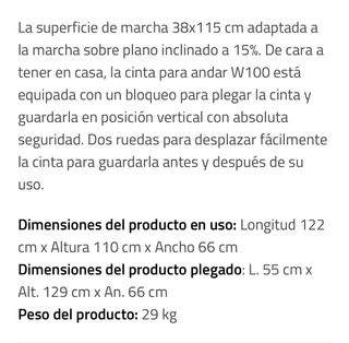 CINTA DE ANDAR DOMYOS W100