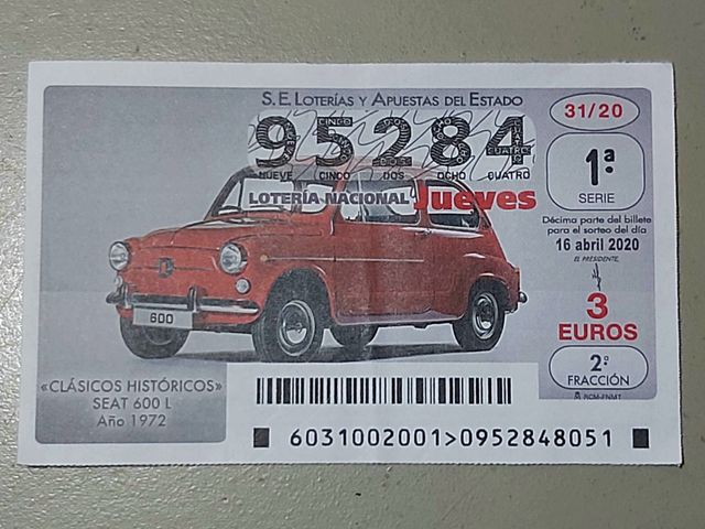 Décimo colección seat 600