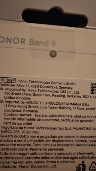 Reloj Smart HONOR BAND 9 a estrenar