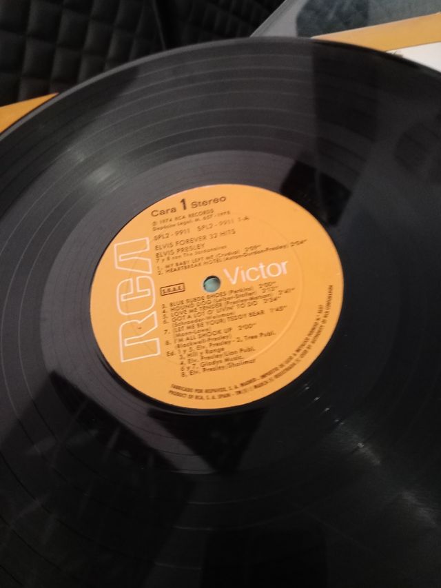 2 discos de vinilo de Elvis presley