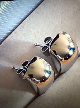 Pendientes oro blanco 750
