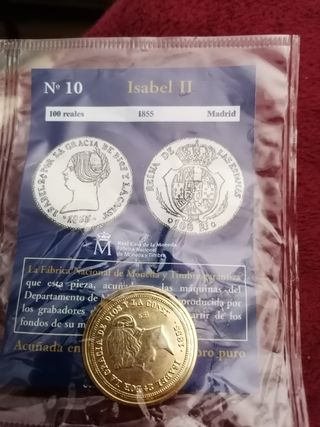 Moneda Isabel II de 100 reales de 1885