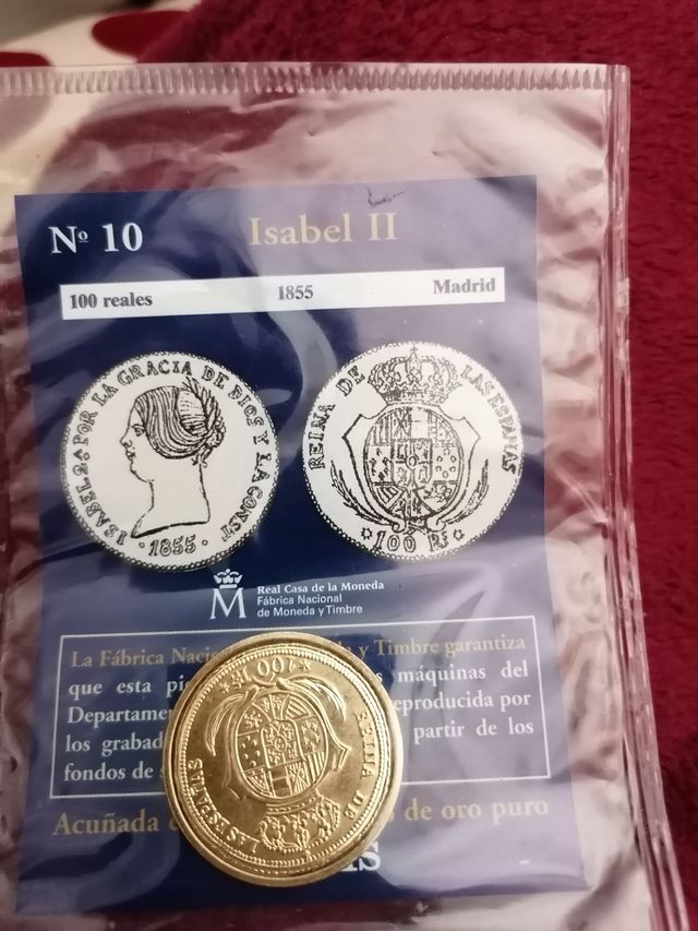 Moneda Isabel II de 100 reales de 1885