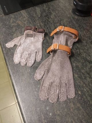 Guantes malla 