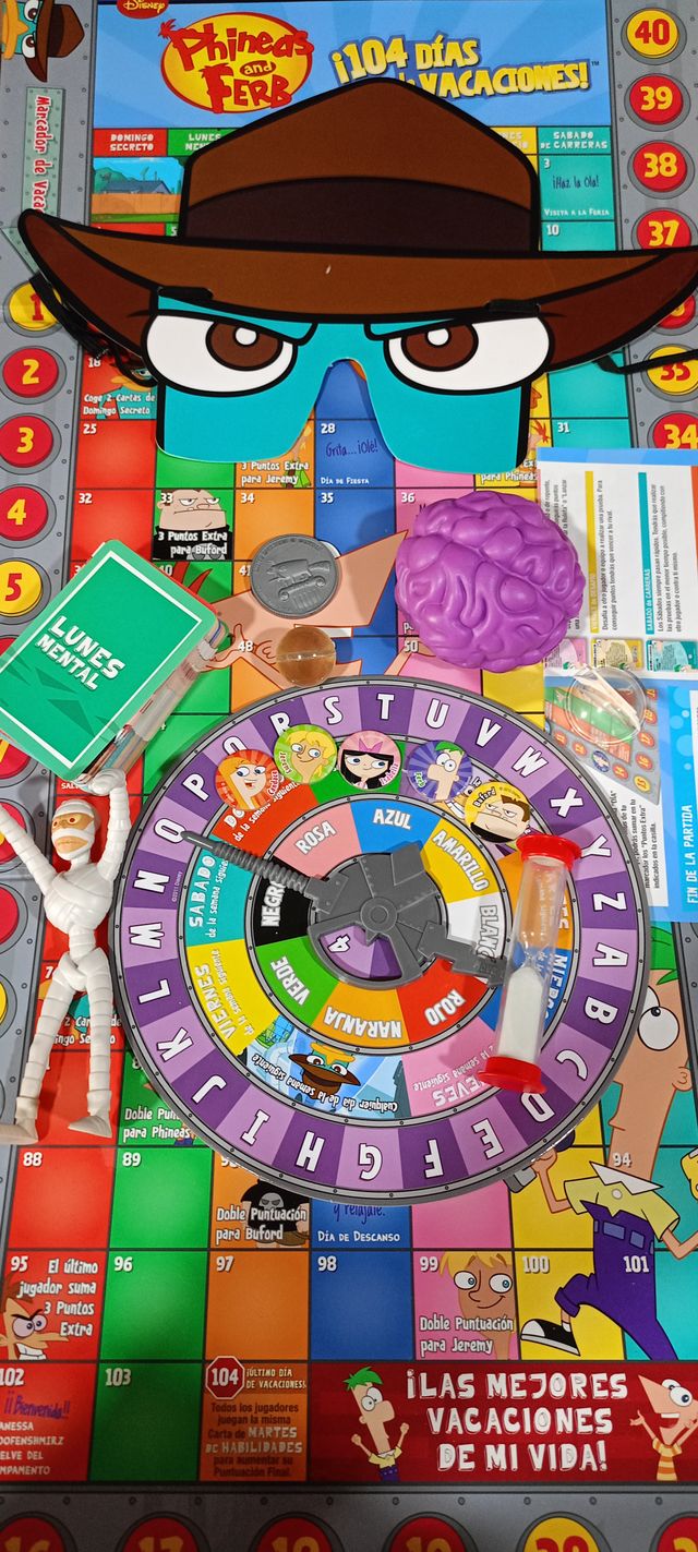 Phineas y Ferb  104 días de vacaciones juego
