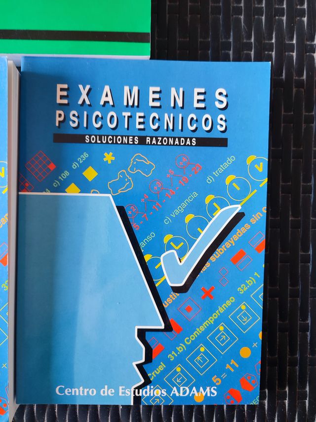 Examenes psicotécnicos + soluciones oposiciones