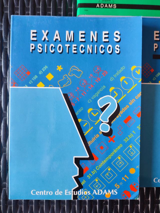 Examenes psicotécnicos + soluciones oposiciones