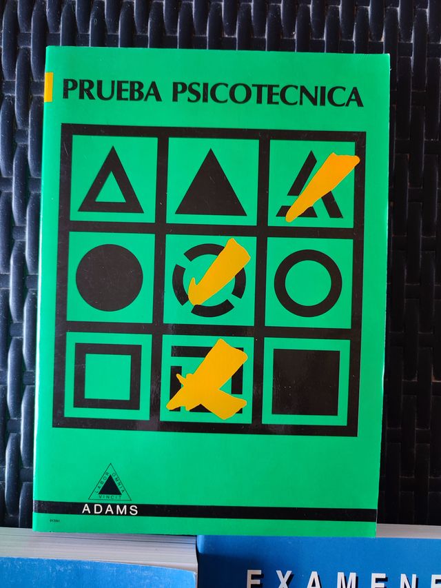 Examenes psicotécnicos + soluciones oposiciones