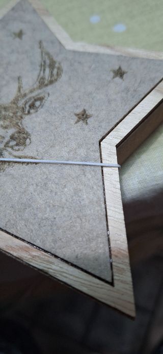 Decorazione invernale da interno