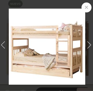 2 Literas y cama nido 
